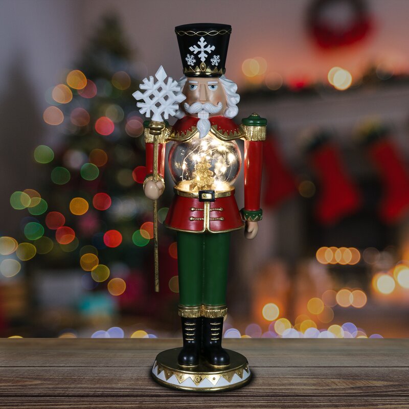 The Holiday Aisle® Hand Painted Nutcracker Soldier With Led Christmas